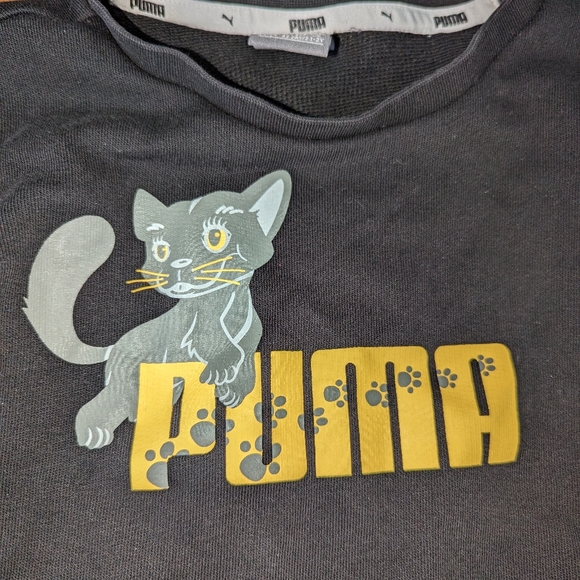 Puma toddler black pullover sweater - Picture 2 of 3